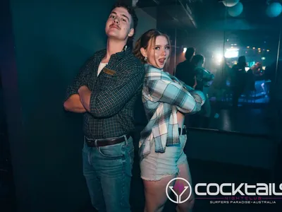 A professional photo of guests enjoying themselves at Cocktails Nightclub from our gallery.