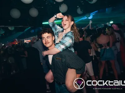 A professional photo of guests enjoying themselves at Cocktails Nightclub from our gallery.