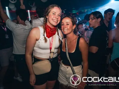 A professional photo of guests enjoying themselves at Cocktails Nightclub from our gallery.