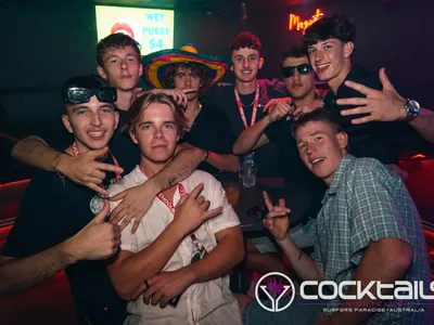 A professional photo of guests enjoying themselves at Cocktails Nightclub from our gallery.