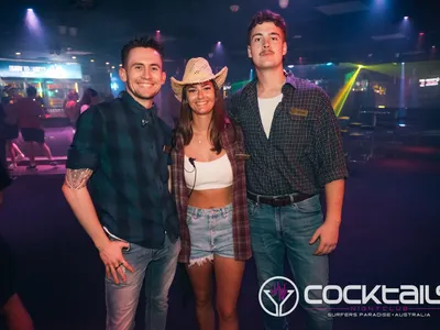 A professional photo of guests enjoying themselves at Cocktails Nightclub from our gallery.