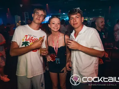 A professional photo of guests enjoying themselves at Cocktails Nightclub from our gallery.