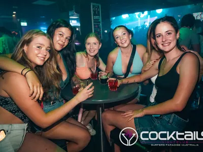 A professional photo of guests enjoying themselves at Cocktails Nightclub from our gallery.