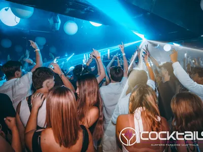 A professional photo of guests enjoying themselves at Cocktails Nightclub from our gallery.