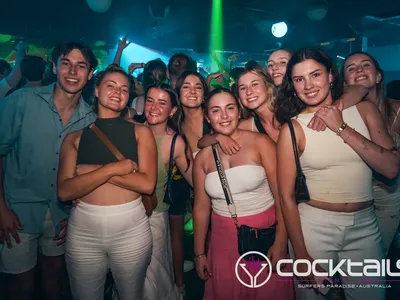 A professional photo of guests enjoying themselves at Cocktails Nightclub from our gallery.