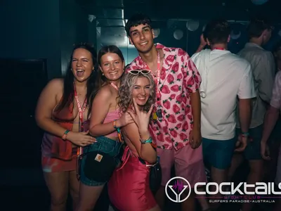 A professional photo of guests enjoying themselves at Cocktails Nightclub from our gallery.