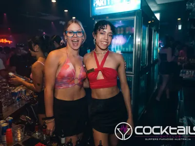 A professional photo of guests enjoying themselves at Cocktails Nightclub from our gallery.