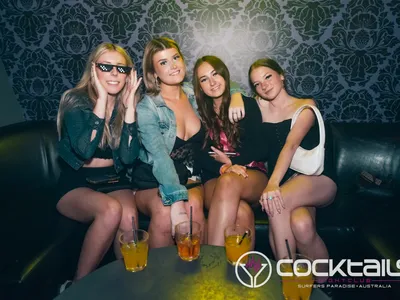 A professional photo of guests enjoying themselves at Cocktails Nightclub from our gallery.