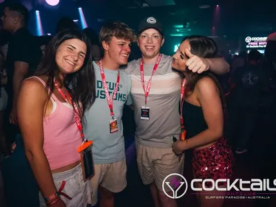 A professional photo of guests enjoying themselves at Cocktails Nightclub from our gallery.