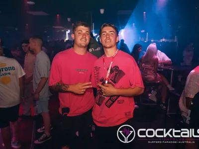 A professional photo of guests enjoying themselves at Cocktails Nightclub from our gallery.