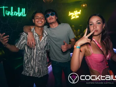 A professional photo of guests enjoying themselves at Cocktails Nightclub from our gallery.