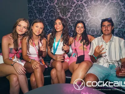 A professional photo of guests enjoying themselves at Cocktails Nightclub from our gallery.