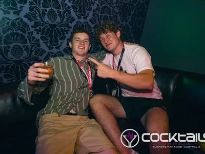 A professional photo of guests enjoying themselves at Cocktails Nightclub from our gallery.