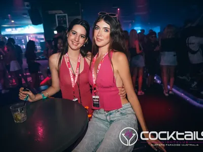 A professional photo of guests enjoying themselves at Cocktails Nightclub from our gallery.