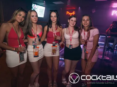 A professional photo of guests enjoying themselves at Cocktails Nightclub from our gallery.