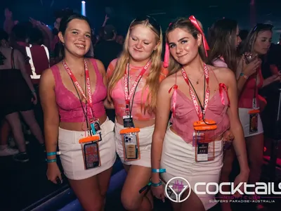 A professional photo of guests enjoying themselves at Cocktails Nightclub from our gallery.