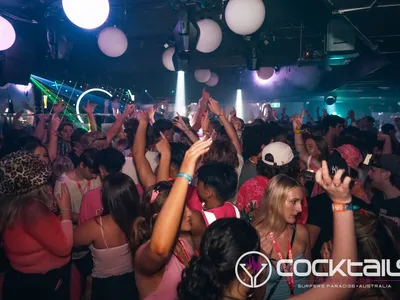 A professional photo of guests enjoying themselves at Cocktails Nightclub from our gallery.