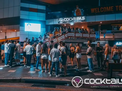 A professional photo of guests enjoying themselves at Cocktails Nightclub from our gallery.