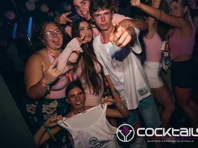 A professional photo of guests enjoying themselves at Cocktails Nightclub from our gallery.