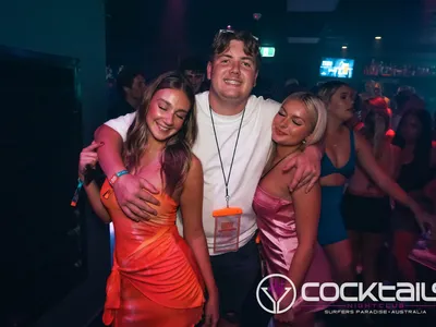 A professional photo of guests enjoying themselves at Cocktails Nightclub from our gallery.