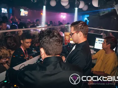 A professional photo of guests enjoying themselves at Cocktails Nightclub from our gallery.