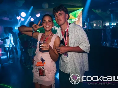 A professional photo of guests enjoying themselves at Cocktails Nightclub from our gallery.