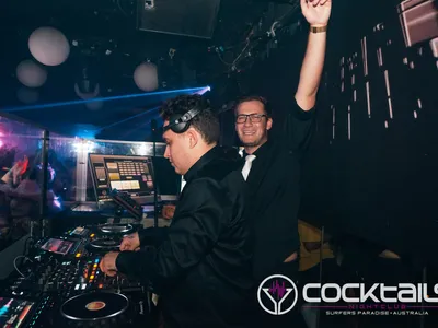 A professional photo of guests enjoying themselves at Cocktails Nightclub from our gallery.