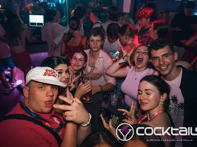 A professional photo of guests enjoying themselves at Cocktails Nightclub from our gallery.