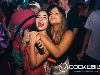 A professional photo of guests enjoying themselves at Cocktails Nightclub from our gallery.