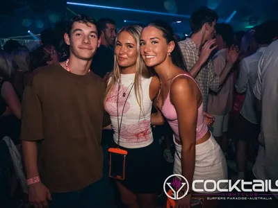 A professional photo of guests enjoying themselves at Cocktails Nightclub from our gallery.