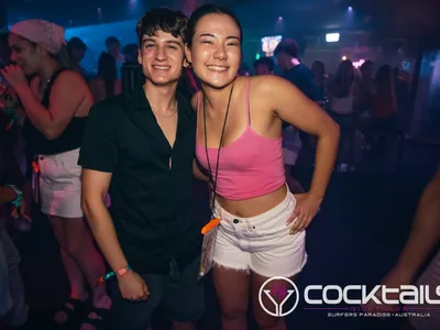 A professional photo of guests enjoying themselves at Cocktails Nightclub from our gallery.