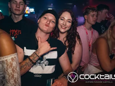 A professional photo of guests enjoying themselves at Cocktails Nightclub from our gallery.