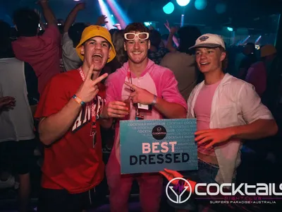 A professional photo of guests enjoying themselves at Cocktails Nightclub from our gallery.