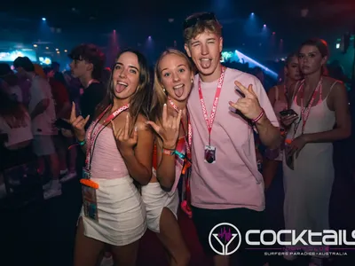 A professional photo of guests enjoying themselves at Cocktails Nightclub from our gallery.