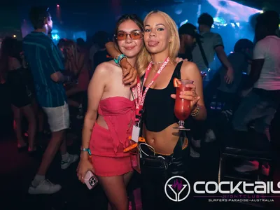 A professional photo of guests enjoying themselves at Cocktails Nightclub from our gallery.