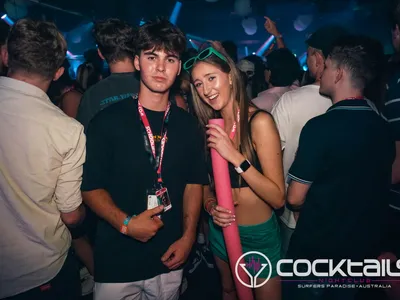 A professional photo of guests enjoying themselves at Cocktails Nightclub from our gallery.