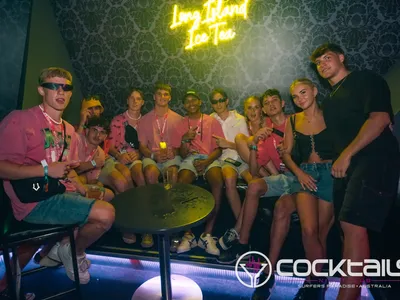 A professional photo of guests enjoying themselves at Cocktails Nightclub from our gallery.