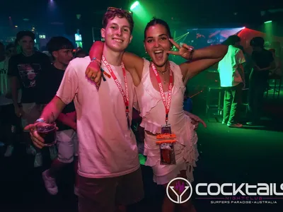 A professional photo of guests enjoying themselves at Cocktails Nightclub from our gallery.