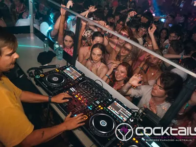 A professional photo of guests enjoying themselves at Cocktails Nightclub from our gallery.