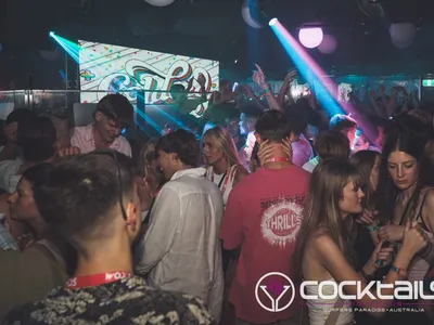 A professional photo of guests enjoying themselves at Cocktails Nightclub from our gallery.