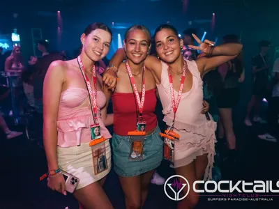 A professional photo of guests enjoying themselves at Cocktails Nightclub from our gallery.