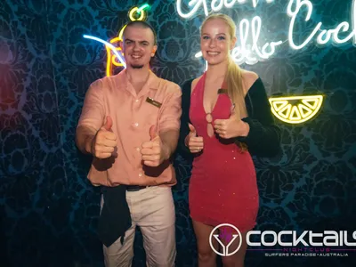 A professional photo of guests enjoying themselves at Cocktails Nightclub from our gallery.