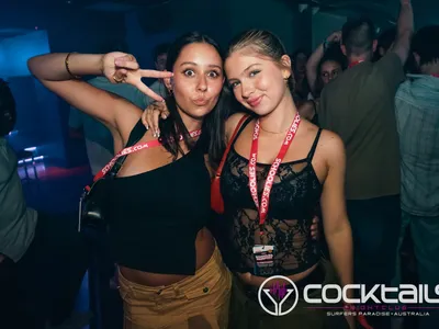 A professional photo of guests enjoying themselves at Cocktails Nightclub from our gallery.