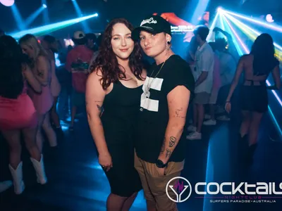 A professional photo of guests enjoying themselves at Cocktails Nightclub from our gallery.