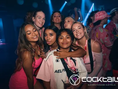 A professional photo of guests enjoying themselves at Cocktails Nightclub from our gallery.