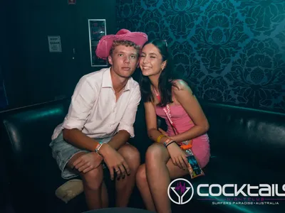 A professional photo of guests enjoying themselves at Cocktails Nightclub from our gallery.