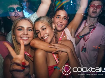 A professional photo of guests enjoying themselves at Cocktails Nightclub from our gallery.