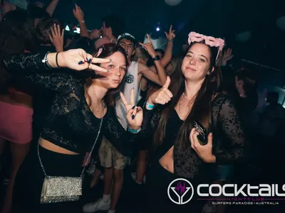 A professional photo of guests enjoying themselves at Cocktails Nightclub from our gallery.