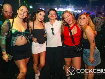 A professional photo of guests enjoying themselves at Cocktails Nightclub from our gallery.