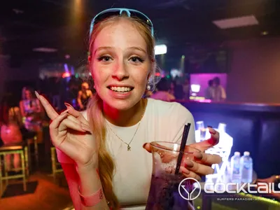 A professional photo of guests enjoying themselves at Cocktails Nightclub from our gallery.